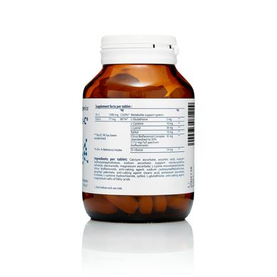 Вітамін С, буферизований, Ultra Potent-C, Metagenics, 1000 мг, 90 таблеток (MET-03061), фото