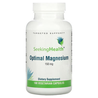 Seeking Health, Магній, 150 мг, Optimal Magnesium, 100 вегетаріанських капсул (SKH-52064), фото
