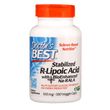 Doctor's Best, стабілізована R-ліпоєва кислота з BioEnhanced Na-RALA, 100 мг, 180 вегетаріанських капсул (DRB-00229)