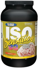 Ultimate Nutrition, ISO Sensation, Ізолят сироваткового протеїну, полуниця, 910 г (ULN-00284), фото