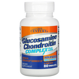 Комплекс глюкозаміну та хондроїтину із МСМ 21st Century Glucosamine Chondroitin Complex plus MSM | з потрійною ефективністю - 80 таблеток, фото