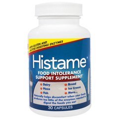 Naturally Vitamins, Histame, пищевая добавка для поддержки при непереносимости пищевых продуктов, 30 капсул (NTV-50000), фото