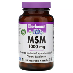 Bluebonnet Nutrition, МСМ, 1000 мг, 120 рослинних капсул (BLB-00960), фото