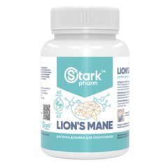 Stark Pharm, Pharm Lions Mane, Їжачок гребінчастий, 500 мг, 60 капсул (STP-05178), фото