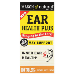 Mason Natural, Здоровье ушей, 100 таблеток (MAV-18081), фото