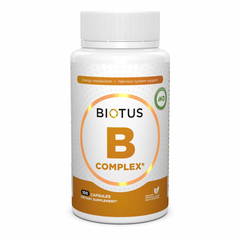 Biotus, B-комплекс, B-complex, 100 капсул (BIO-531040), фото