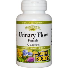 Формула для мочевыводящих путей, Urinary Flow Formula, Natural Factors, 90 капсул (NFS-04630), фото