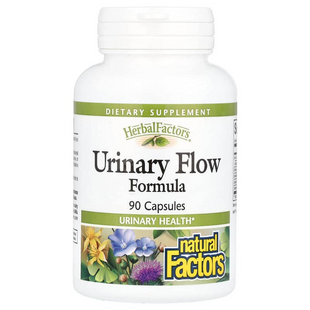 Формула для сечовивідних шляхів, Urinary Flow Formula, Natural Factors, 90 капсул (NFS-04630), фото