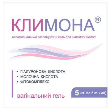 Климона негормональный гель для интимной гигиены Фармаком - 5 шт по 5 мл, фото