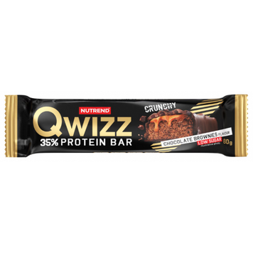 Nutrend, Батончик QWIZZ PROTEIN BAR 35%, шоколад-брауни, 60 г - 1/12 (NUT-17199), фото