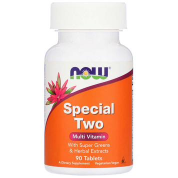 Мультивитамины NOW Foods Multi Vitamin Special Two - 90 таблеток, фото