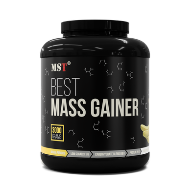 MST Nutrition, Mass Gainer, банан, 3000 г (MST-16336), фото