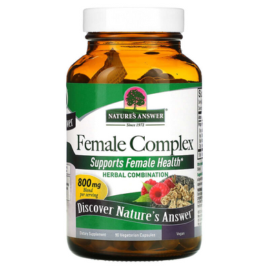 Nature's Answer, комплекс для жінок, суміш трав, 800 мг, 90 вегетаріанських капсул (NTA-16032), фото