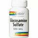 Solaray SOR-08140 Solaray, Глюкозамін сульфат, 500 мг, 60 капсул (SOR-08140) 1