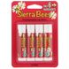 Sierra Bees MBE-01141 Органічний бальзам для губ Sierra Bees, гранат, 4 в упаковці (MBE-01141) 1