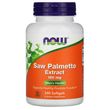 Now Foods, Saw Palmetto, екстракт сереної, 160 мг, 240 капсул (NOW-04744)