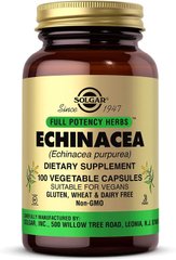 Solgar, Ехінацея екстракт, 330 мг, 100 капсул (SOL-03870), фото