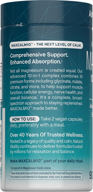 Комплекс магния 300 мг Natural Vitality CALM MaxCalm10 - 90 веганских капсул, фото