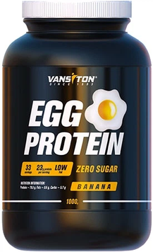 Яичный протеин Vansiton 100% Egg Protein | банан - 1000 г, фото
