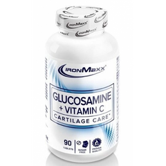 IronMaxx, Glucosamine + Vitamin C - 90 таб (банка) 04/21 (816120), фото