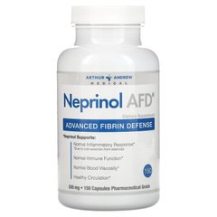Arthur Andrew Medical, Neprinol AFD, поліпшена фібринових захист, 500 мг, 150 капсул (AAM-00101), фото