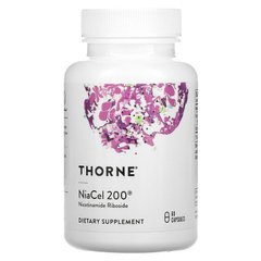 Thorne Research, NiaCel 200, 60 капсул (THR-01212), фото