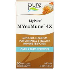 Pure Essence, MyPure, MYcoMune 4X, 60 капсул в растительной оболочке (PUR-92302), фото