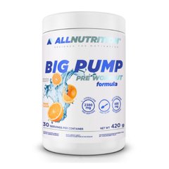 Allnutrition, Big Pump Pre Workaut Formula, апельсин, 420 г (ALL-74463), фото