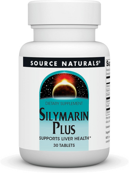 Силімарин плюс (Розторопша), Source Naturals, 30 таблеток (SNS-00035), фото