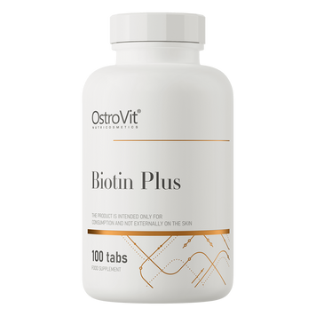 Ostrovit, Биотин Плюс, Biotin Plus, 100 таблеток (OST-22507), фото