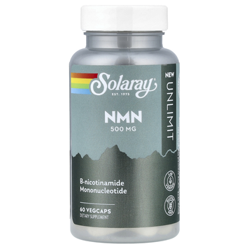 Нікотинамід мононуклеотид 500 мг Solaray NMN - 60 рослинних капсул, фото