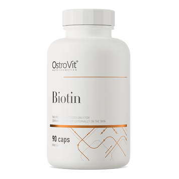 Ostrovit, Біотин веганський, Biotin Vegan, 90 капсул (OST-22473), фото