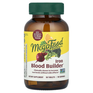 MegaFood, Blood Builder, 90 таблеток (MGF-10195), фото