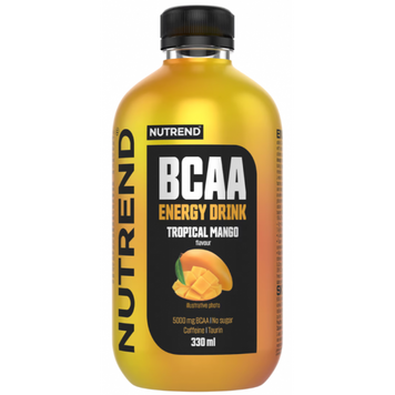 Nutrend, BCAA Energy Drink, тропічний манго, 330 мл - 1/8 (NUT-17149), фото