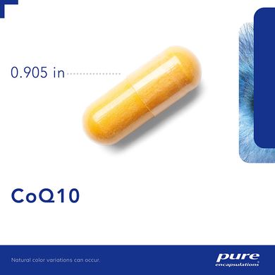 Коэнзим Q10, CoQ10, Pure Encapsulations, 500 мг, 60 капсул (PE-00308), фото