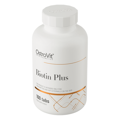 Ostrovit, Биотин Плюс, Biotin Plus, 100 таблеток (OST-22507), фото