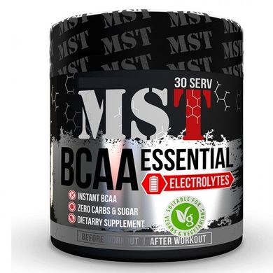 MST Nutrition, Амінокислоти BCAA з електролітами, смак вишня, 240 г (MST-16009), фото