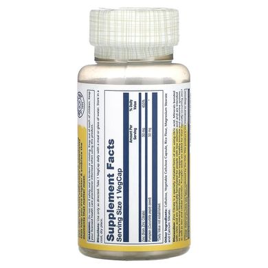 Solaray, цитрат цинку з гарбузовим насінням, 50 мг, 60 капсул VegCaps (SOR-47102), фото