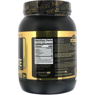 Optimum Nutrition, Gold Standard 100% Isolate, изолят, со вкусом ванили, 720 г (OPN-06069), фото