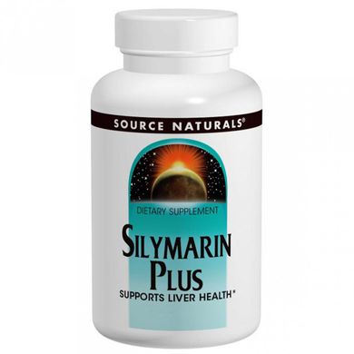 Силимарин плюс (Расторопша), Source Naturals, 30 таблеток (SNS-00035), фото