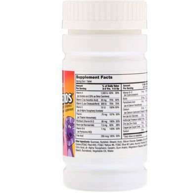 Вітаміни для дітей (Children's Multivitamin Multimineral), 21st Century, 60 таблеток (CEN-27315), фото