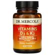 Dr. Mercola, витамины D3 и K2 (МК-7), 5000 МЕ/180 мкг, 30 капсул (MCL-01691)