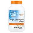 Коензим Q10 з BioPerine Doctor's Best High Absorption CoQ10 - 400 мг, 180 капсул, фото