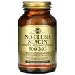 Solgar, ниацин, не вызывающий покраснений, 500 мг, 100 растительных капсул (SOL-01911)