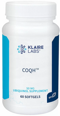 Убихинол CoQH, Ubiquinol, Klaire Labs, 50 мг, 60 гелевых капсул (KLL-00126), фото