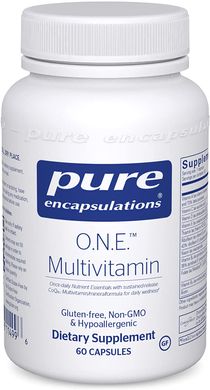 Мультивитамины, O.N.E. Multivitamin, Pure Encapsulations, 60 капсул (PE-11499), фото