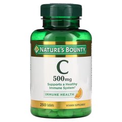 Nature's Bounty, Вітамін С, 500 мг, 250 таблеток (NRT-01474), фото