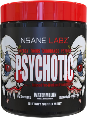 Insane Labz, Psychotic, 35 порцій, Watermelon, 214 г (INL-47223), фото