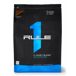 Rule 1, R1 Whey Blend, Сироватковий протеїн, шоколадна помадка, 4624 г (816711), фото