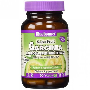 Екстракт фрукта Гарцінія Камбоджійська, Super Fruit, Bluebonnet Nutrition, 60 гелевих капсул (BLB-01190), фото